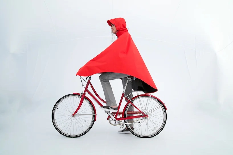 嘉合优品说设计：cleverhood推出了一款由无PFC材料制成的自行车专用雨斗篷