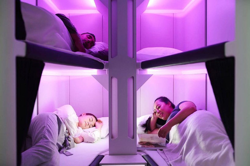 嘉合创通说设计：新西兰航空公司为经济舱旅客推出机上睡眠舱